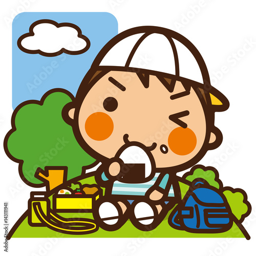 がっこうKids 遠足お弁当男子