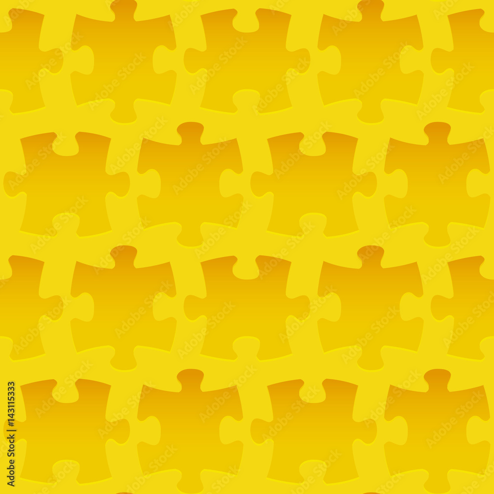 Seamless pattern with relief puzzle ornate Seamless pattern with relief puzzle ornate