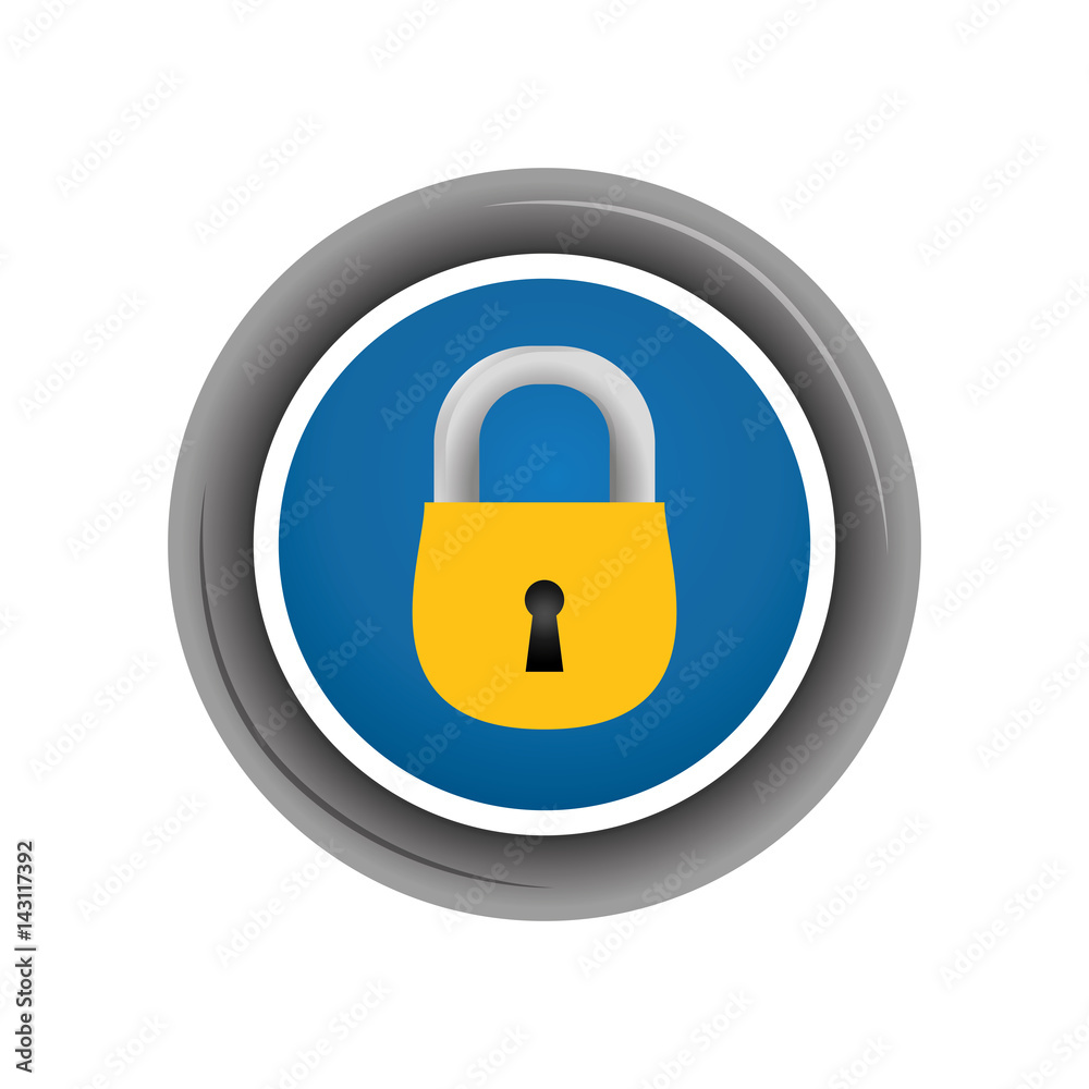 padlock security object frame vector icon illustration graphic design padlock security object frame vector icon illustration graphic design