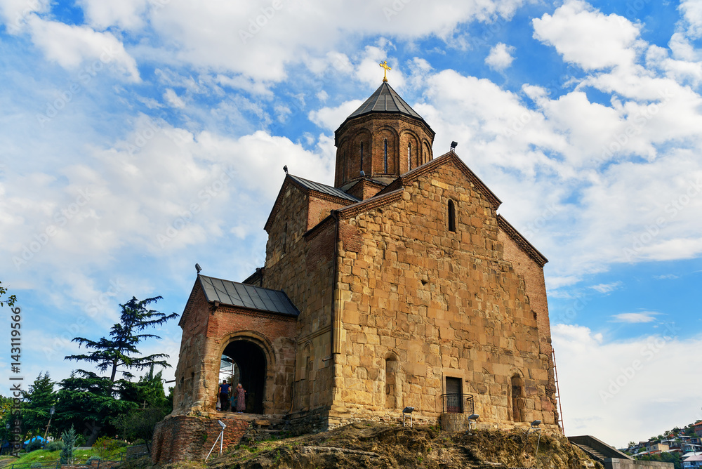 Metekhi Church in Tbilisi, Georgia