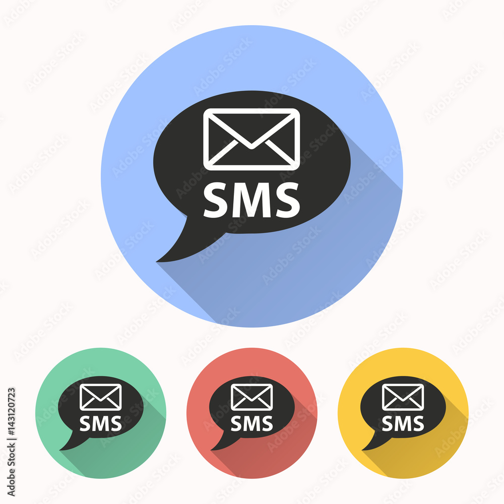 SMS - vector icon. SMS - vector icon.