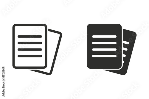 Document - vector icon.
