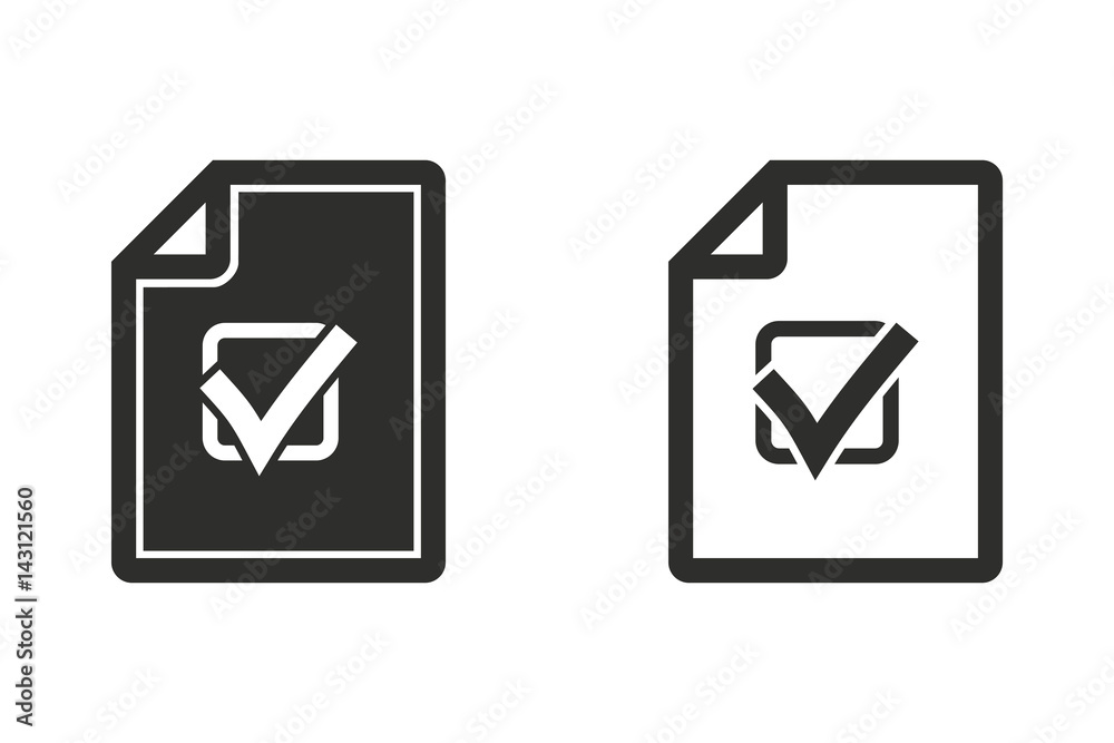 Checklist - vector icon. Checklist - vector icon.