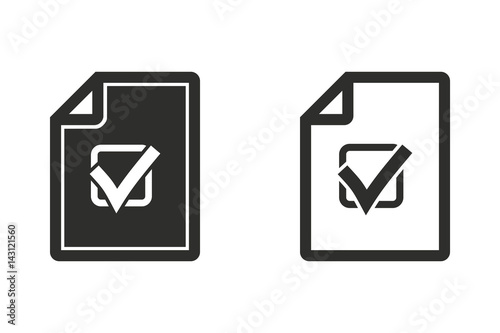 Checklist - vector icon.