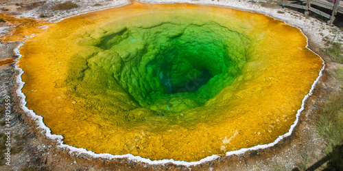 The Morning Glory Pool, Yellowstone National Park photo