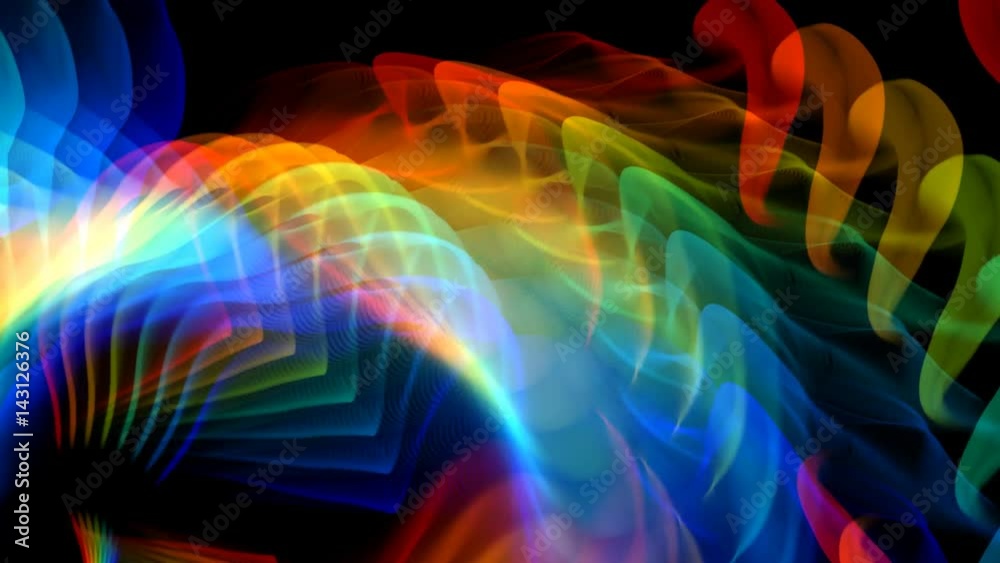 rainbow shape abstract background