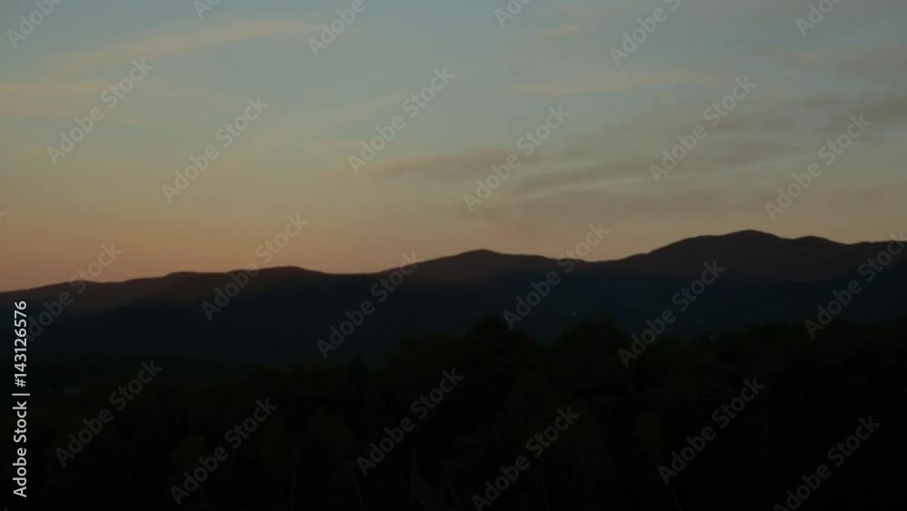 Sunset shadows over mountains Sunset shadows over mountains