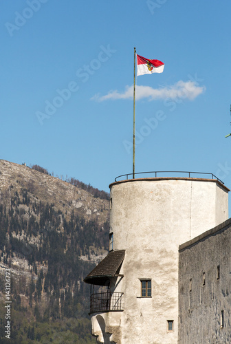 Fortress Hohensalzburg, beautiful medieval castle in Salzburg, Austria