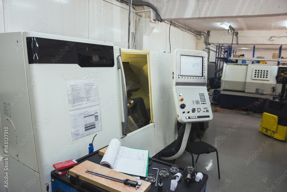 Maschinary industry - remote control panel of metal machine Maschinary industry - remote control panel of metal machine