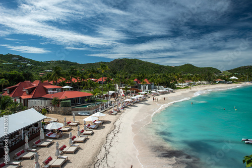 St Barth Island, Caribbean sea