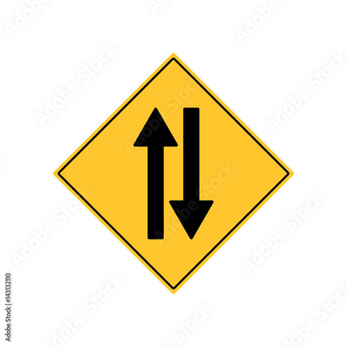 Road Sign Warning Two Way Traffic Free Download Road Sign Warning Two Way Traffic - GFXLoad