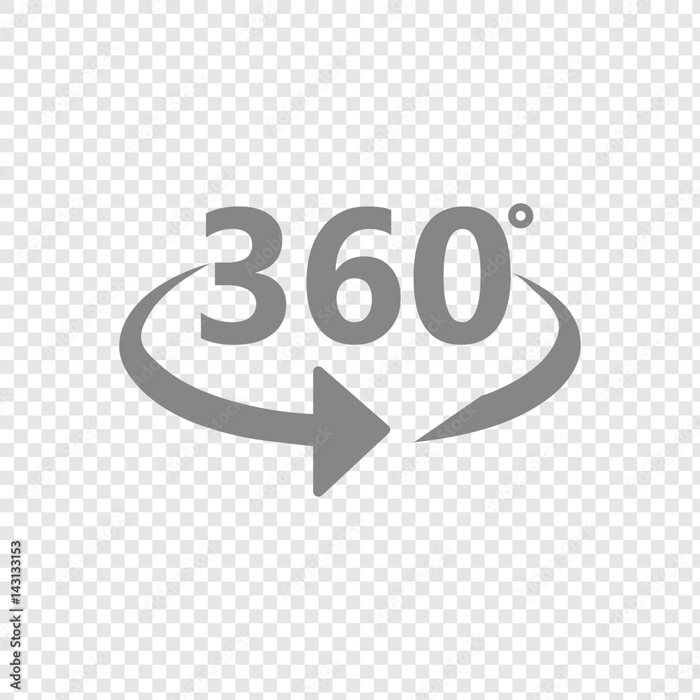 Angle 360 degrees sign icon. Vector 10 Angle 360 degrees sign icon. Vector 10