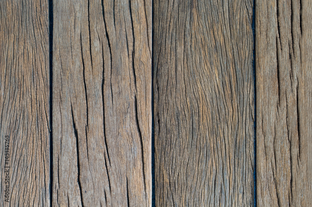 Old brown wooden plank texture for background and texture