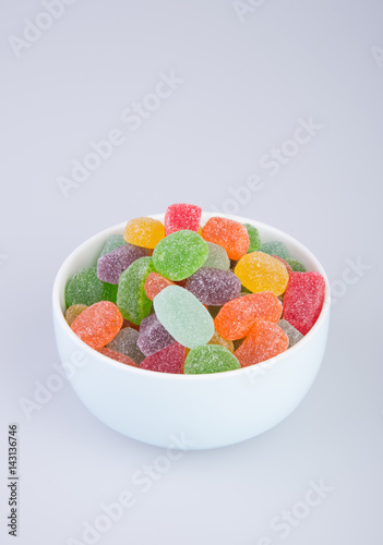 candies or jelly candies on the background.