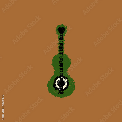 flat vector icon design collection musical instrument