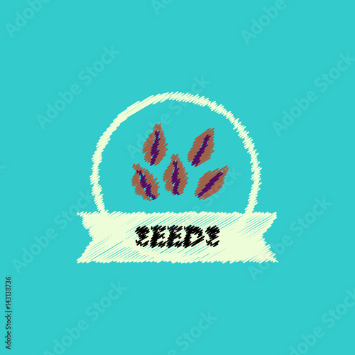 flat vector icon design collection Kitchenware seasoning seeds