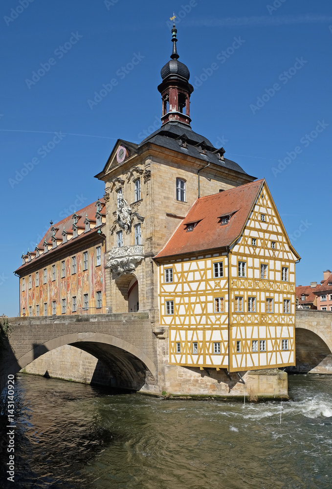 Fototapeta premium Altes Rathaus in Bamberg