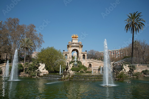 Fountain of Parc de la Ciutadella in Barcelona