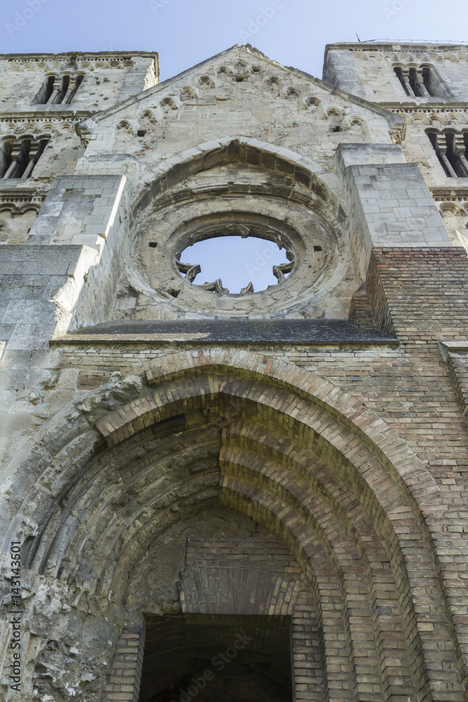 Fototapeta premium Ruin of the Zsámbék Premontre monastery church