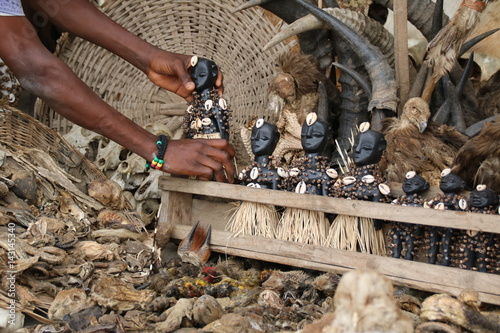 Voodoo paraphernalia, Akodessawa Fetish Market, Lomé, Togo / This market is located in Lomé, the capital of Togo in West Africa and is is largest voodoo market in the world. 