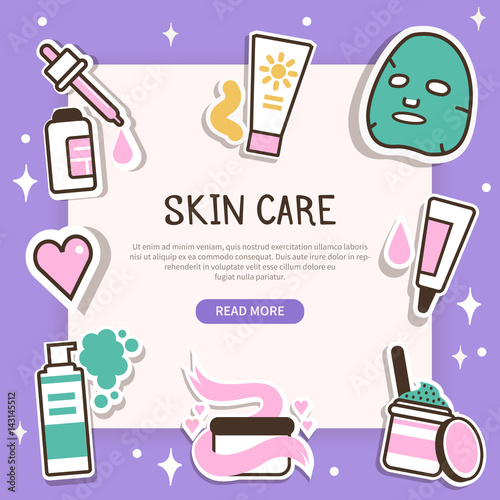 Skin care banner photo