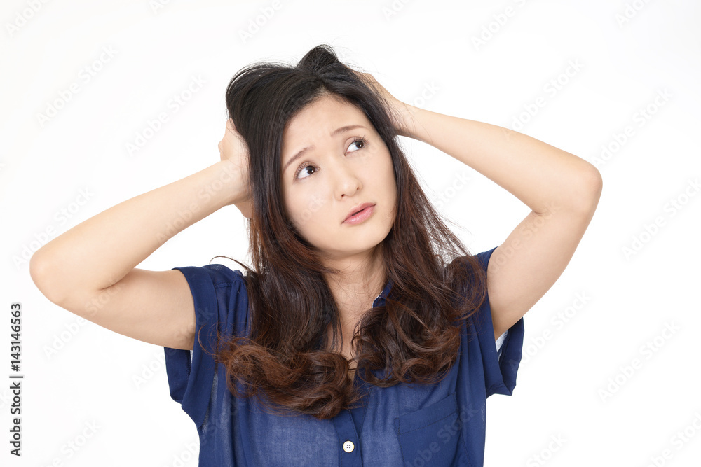 苦悩する女性 苦悩する女性