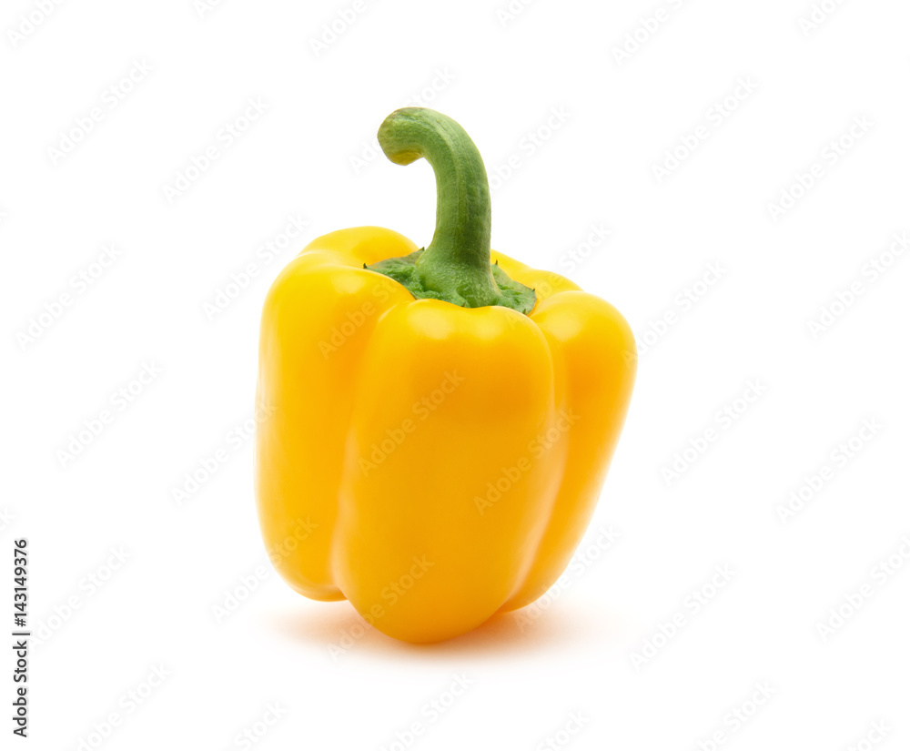 Sweet pepper isolated on a white background