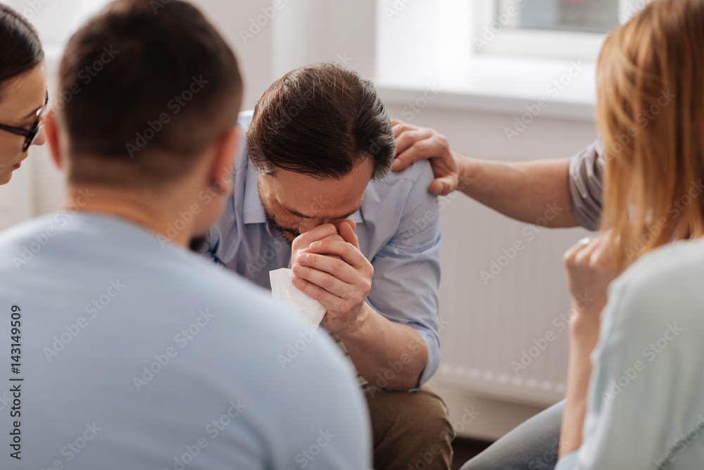 Photo of male person having problems Photo of male person having problems