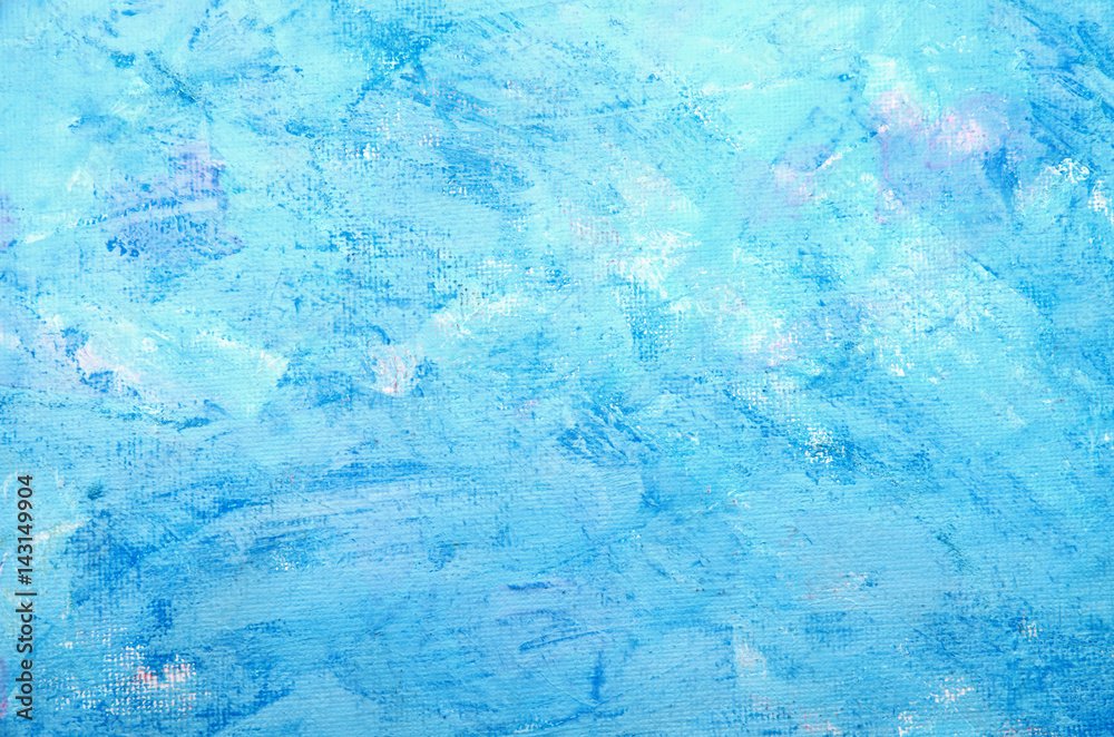 abstract hand painted blue paint canvas background abstract hand painted blue paint canvas background