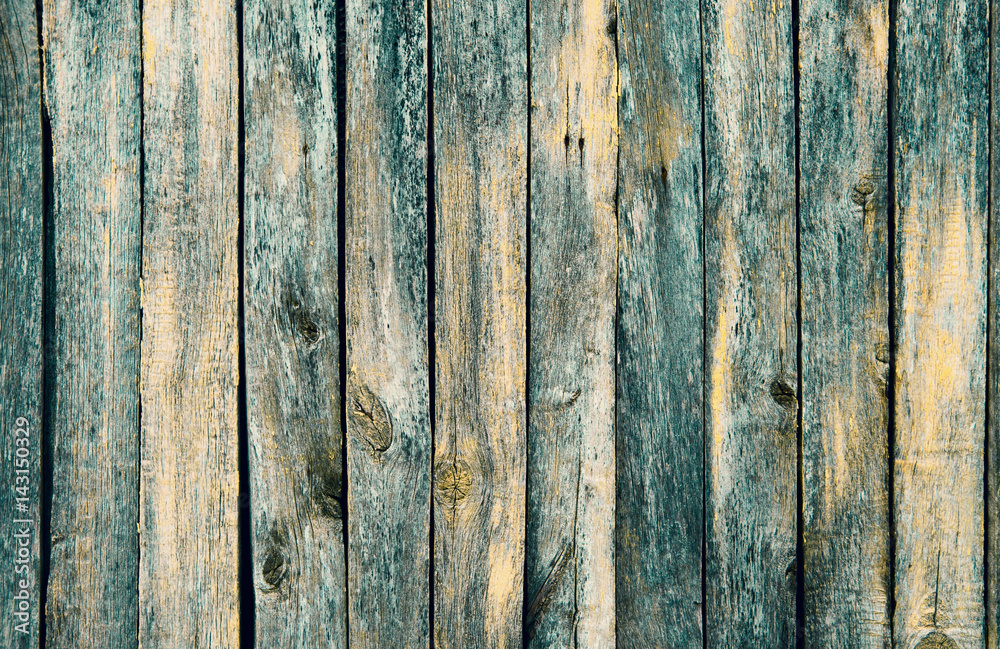 Naklejka premium Old wood plank texture background