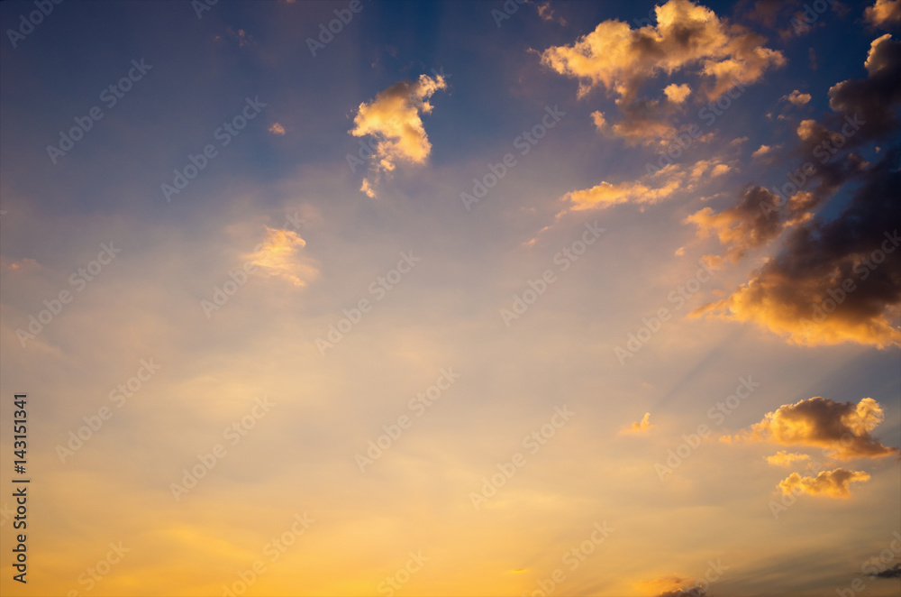 Sky background on sunrise. Sky background on sunrise.