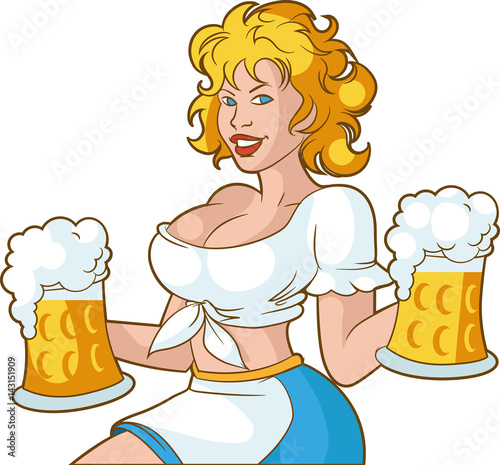 Beer waitress