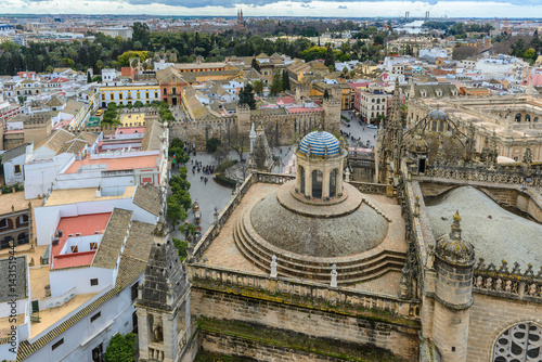 Seville from the Cathedral, Andalusia, Spain