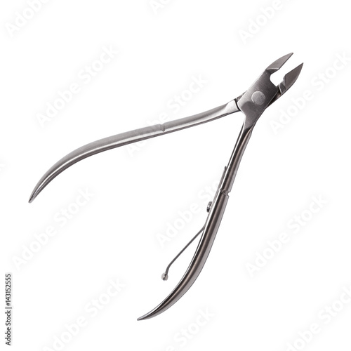 Nail clippers isolated on white background