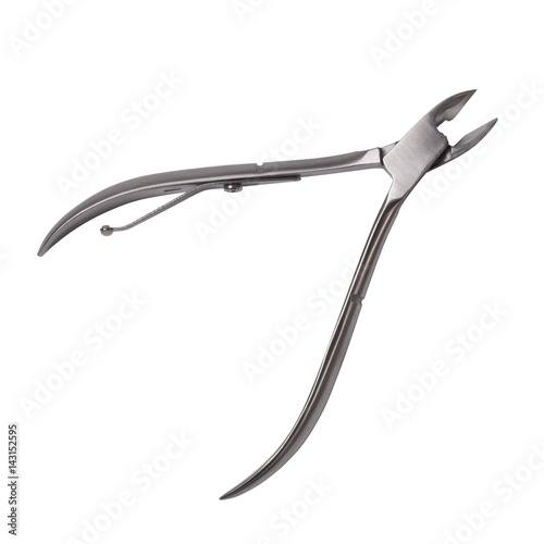 Nail clippers isolated on white background