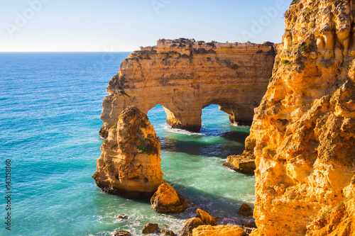 Praia da Marinha in Algavre region, Portugal