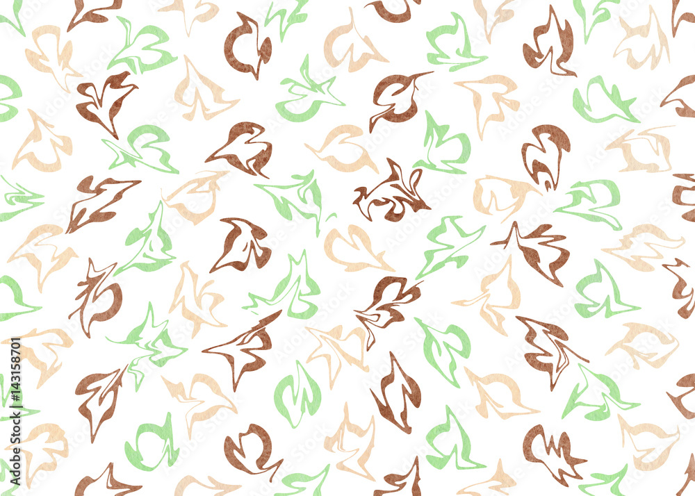 Watercolor abstract pattern. Watercolor abstract pattern.