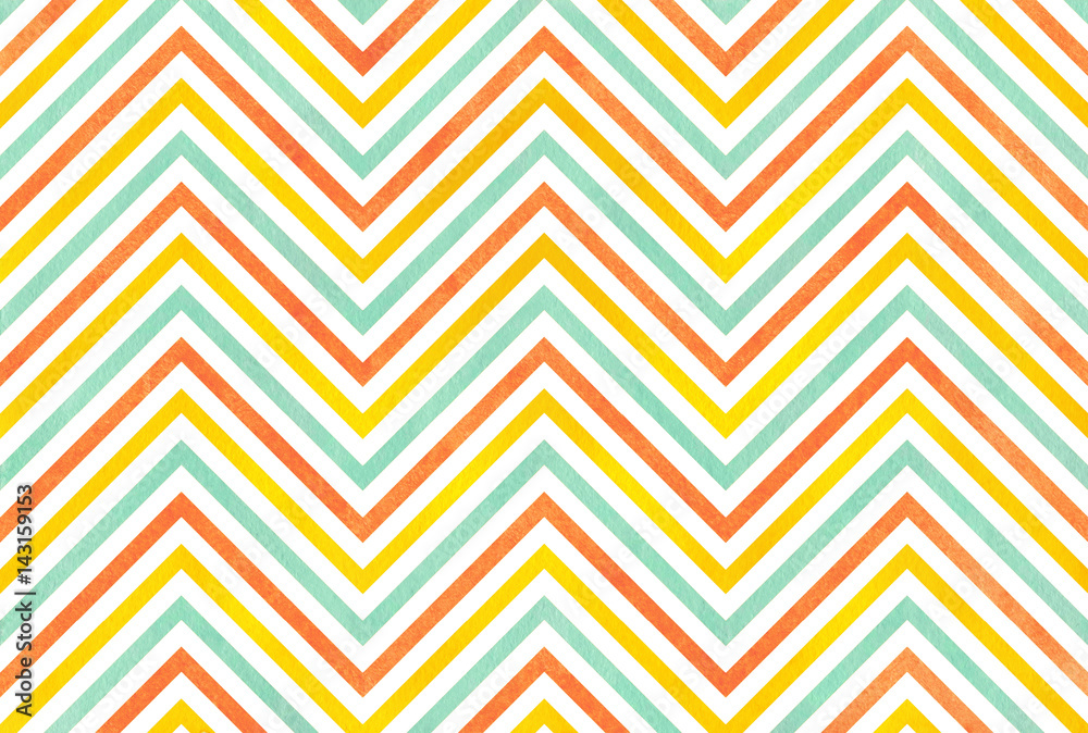Watercolor stripes background, chevron. Watercolor stripes background, chevron.