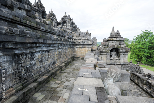 The temple of Borobudur on Java, Indonesia