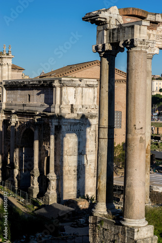 Roman forum from the Campidoglio.
