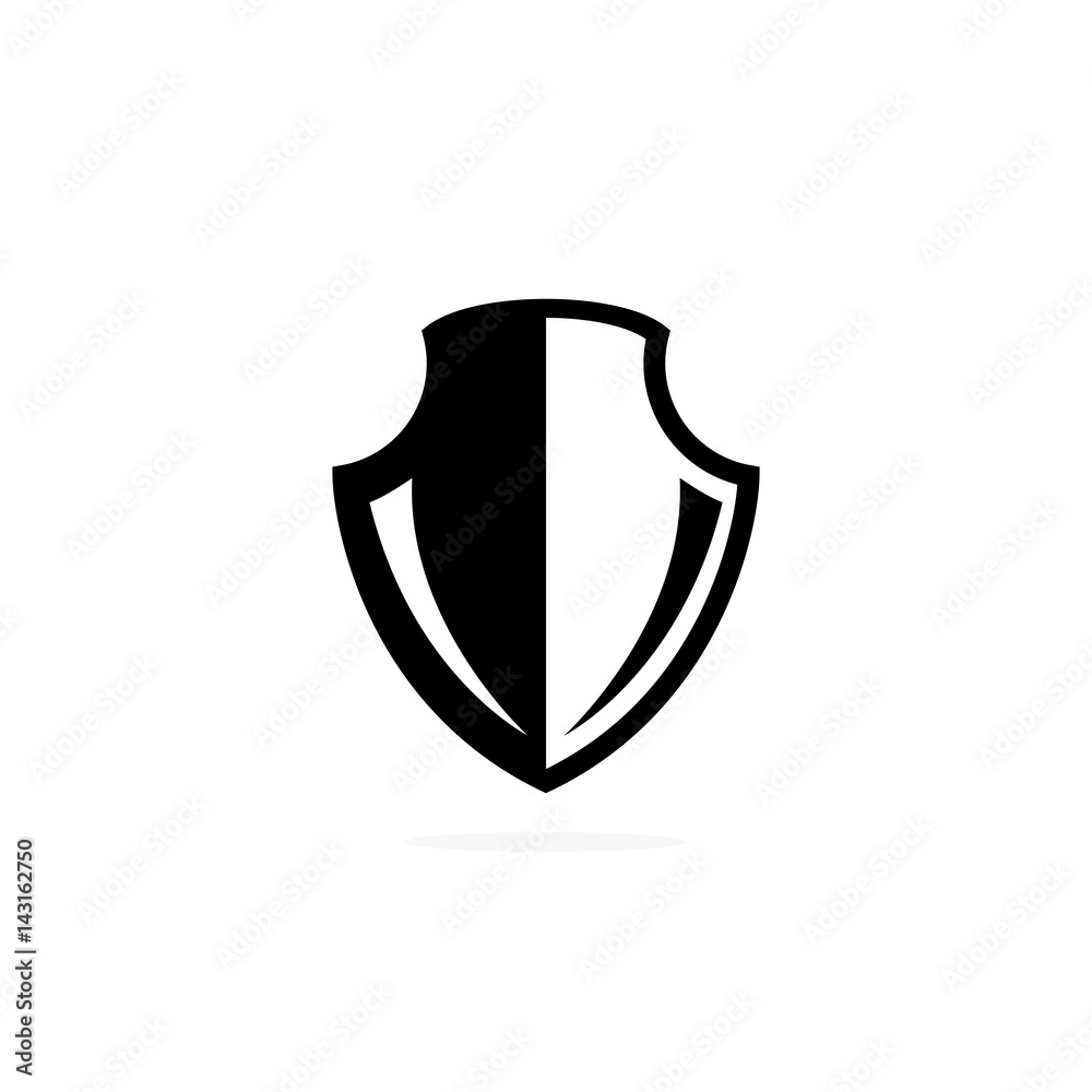 Shield icon, vector illustration. Shield icon, vector illustration.
