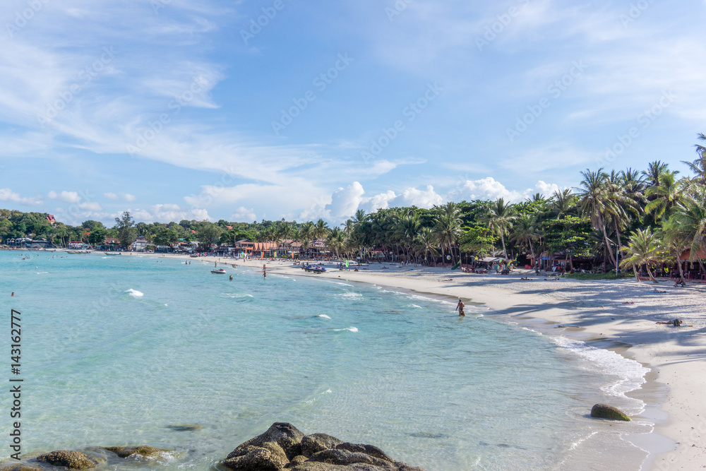 Full moon party beach Haad Rin