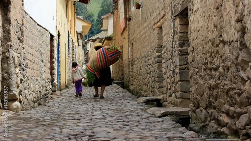 Old Peru Village Street photo