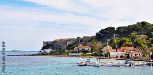 Island Sainte-Marguerite cannes france photo