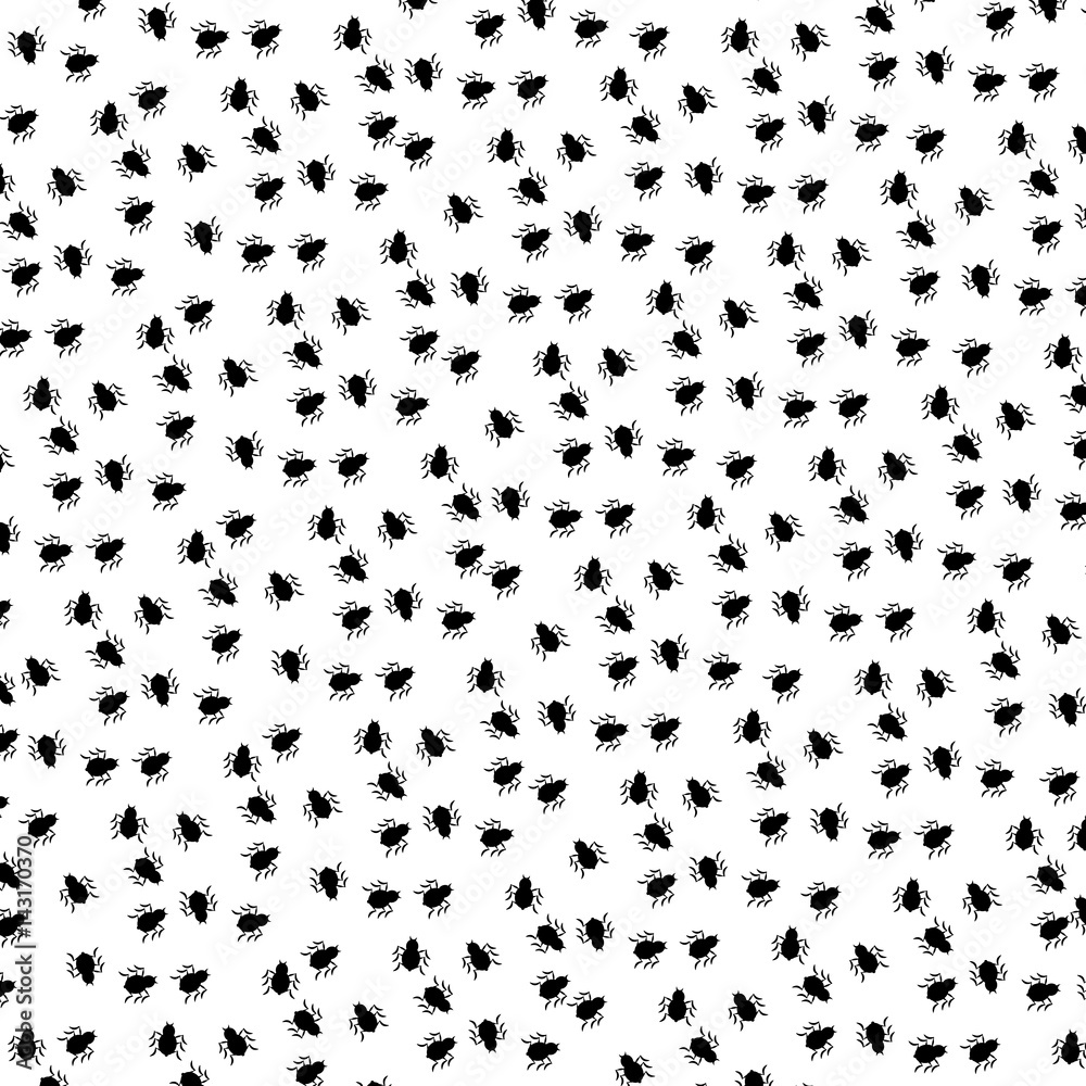 Spiders on white background Spiders on white background