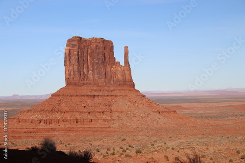 Monument Valley just before sunset
