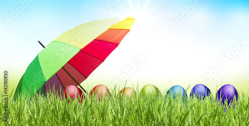 Ostereier mit Schrim