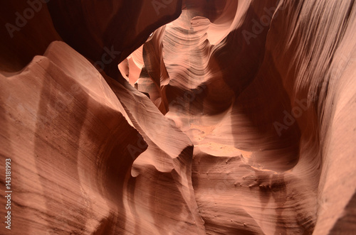 Antelope Canyon Walls on a Navajo Reservation
