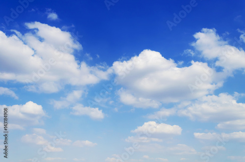 clouds background.white fluffy clouds in the blue sky.Nice white cloud on the sky