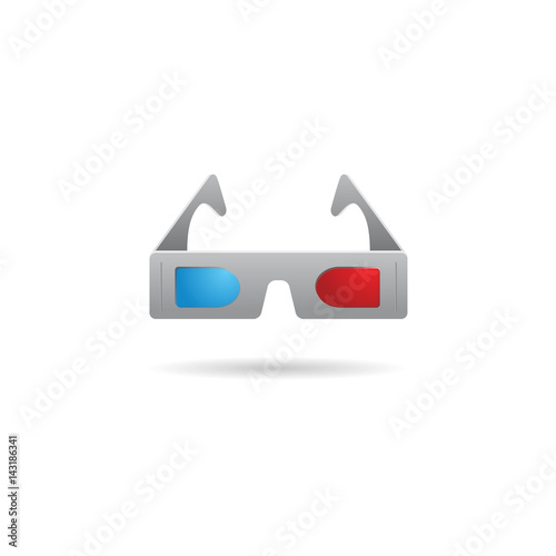 Color Icon - 3D glasses